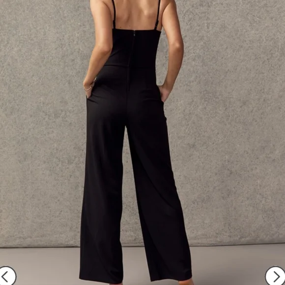 Francesca's Angie Sweetheart Strappy Jumpsuit. Size XL - Picture 3 of 12